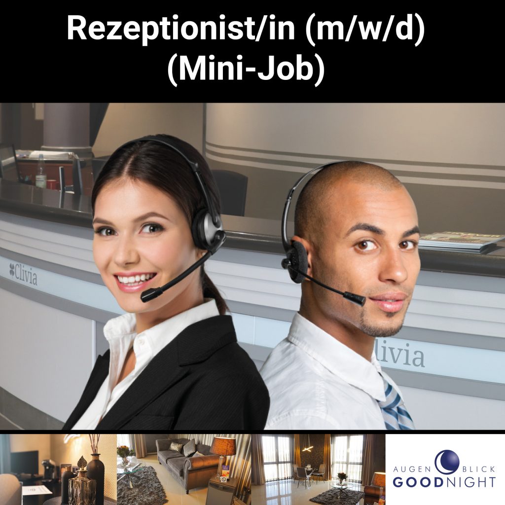 Rezeptionist/in